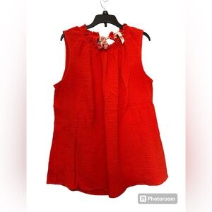 Matilda Jane Enchanted Garden tank orange‎ size L